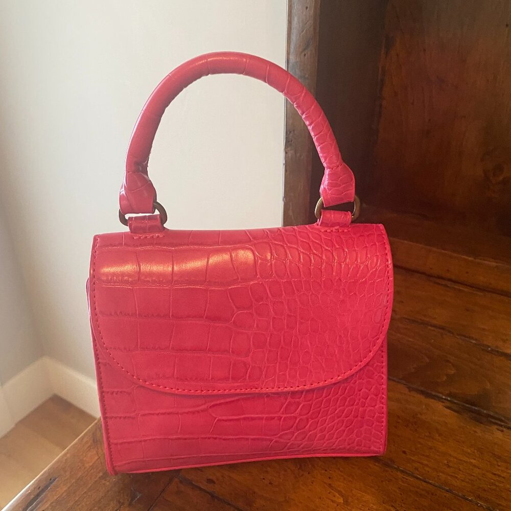 "DIANA" WOMEN'S TOP HANDLE  & CROSSBODY BAG - BARBIE CORE HOT PINK
